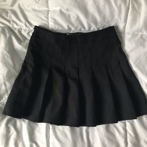 Black tennis skirt